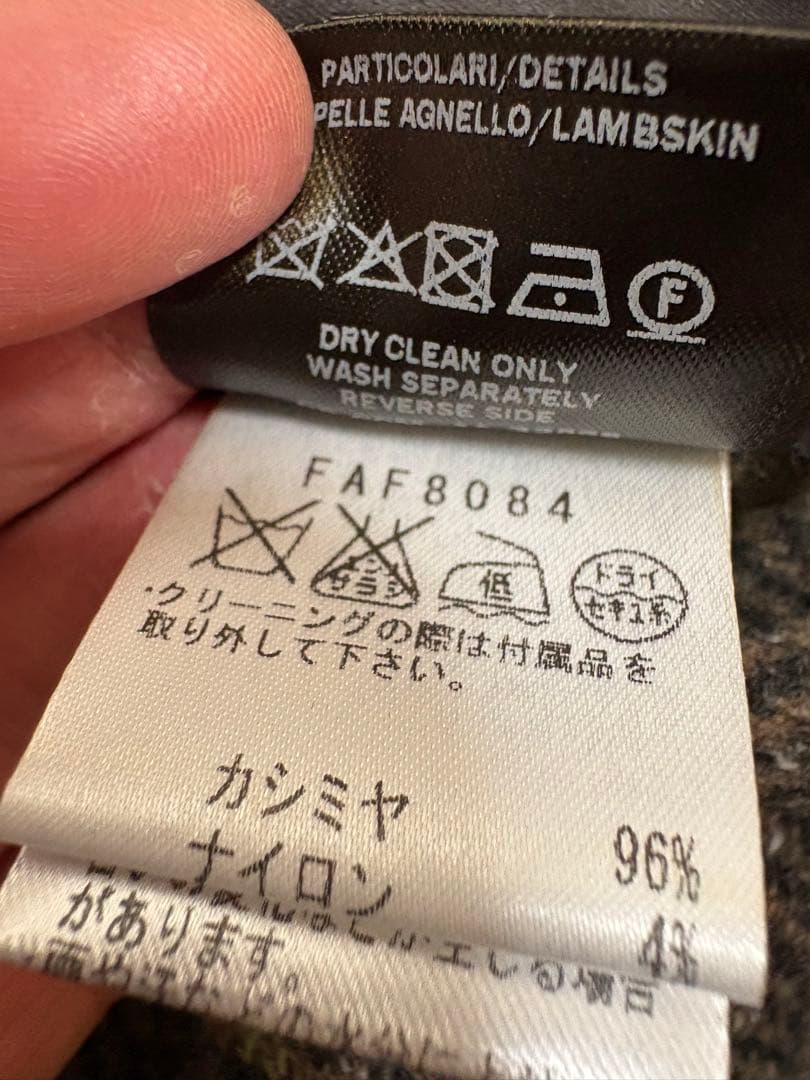 Loro Piana カシミアコート リバーシブル赤 &ヘリンボーン