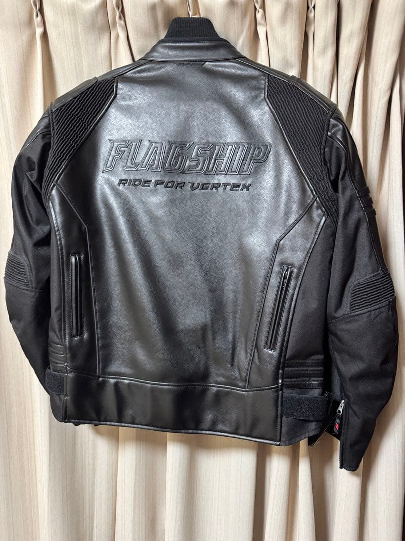 FLAGSHIP バイクジャケット LL ブラック