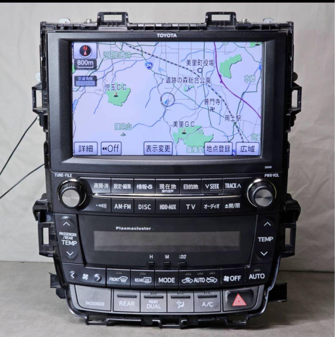 動作確認済｜トヨタ純正アルファード/ヴェルファイア　ナビ　地図2010年