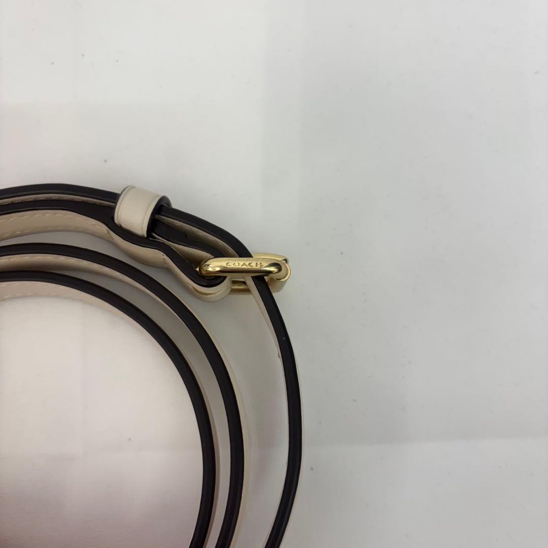 COACH コーチ ホワイト バッグ ドローストリングバケットバッグ レディース