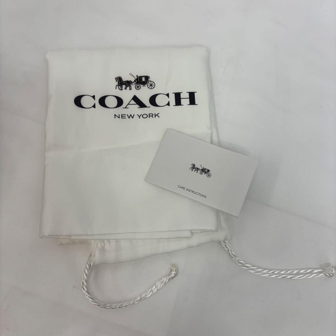 COACH コーチ ホワイト バッグ ドローストリングバケットバッグ レディース