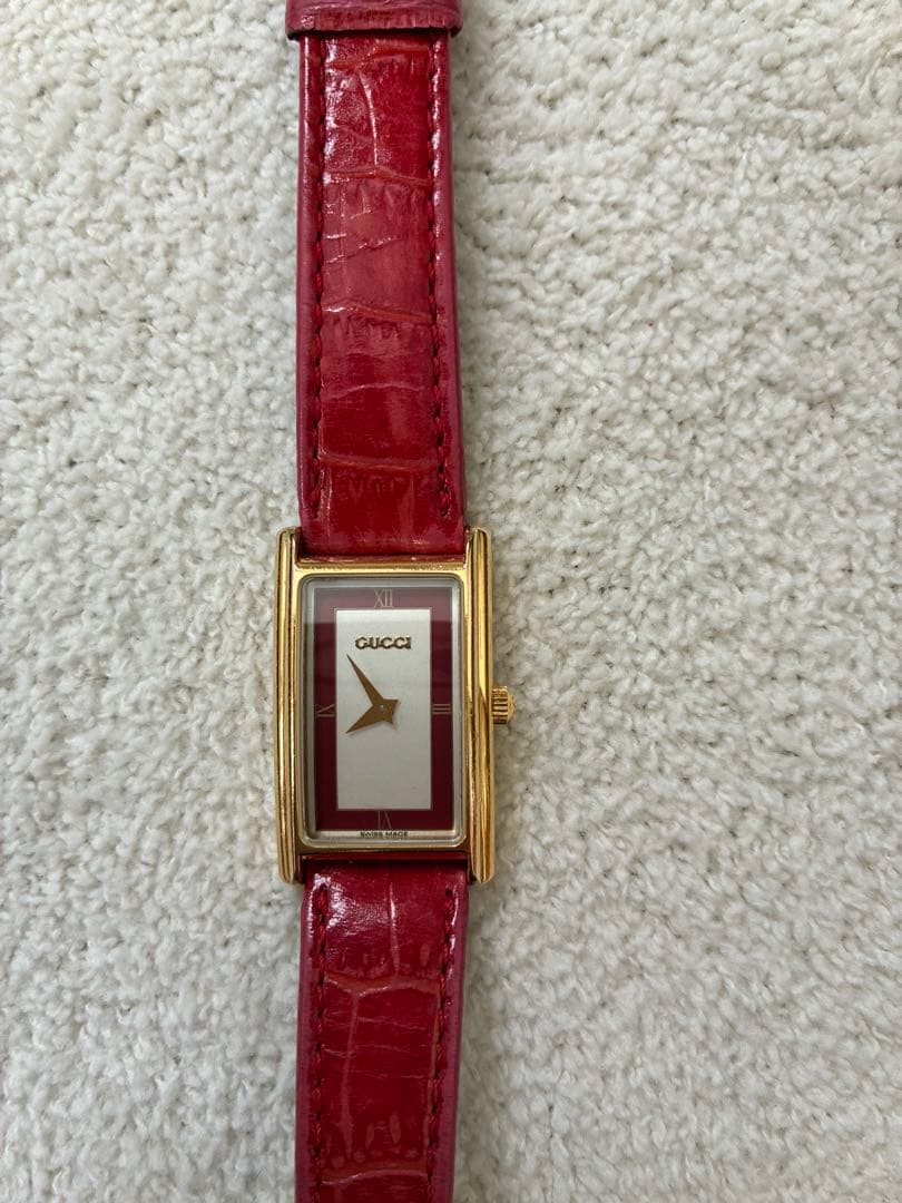 レディース 腕時計 長方形　レザー