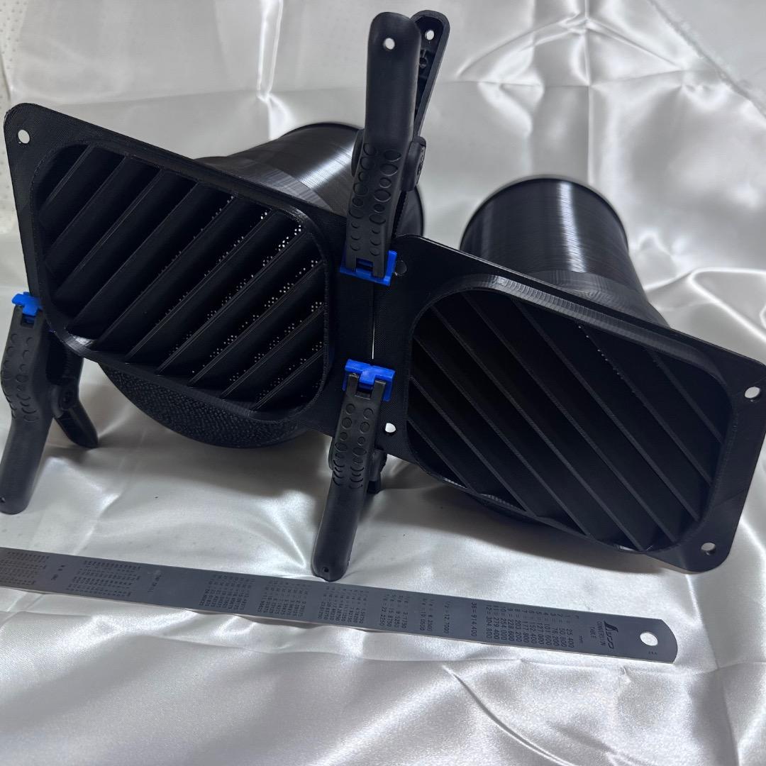 エコフローECOFLOW WAVE2,3専用ダクト取付用パーツ 運転席ドア用