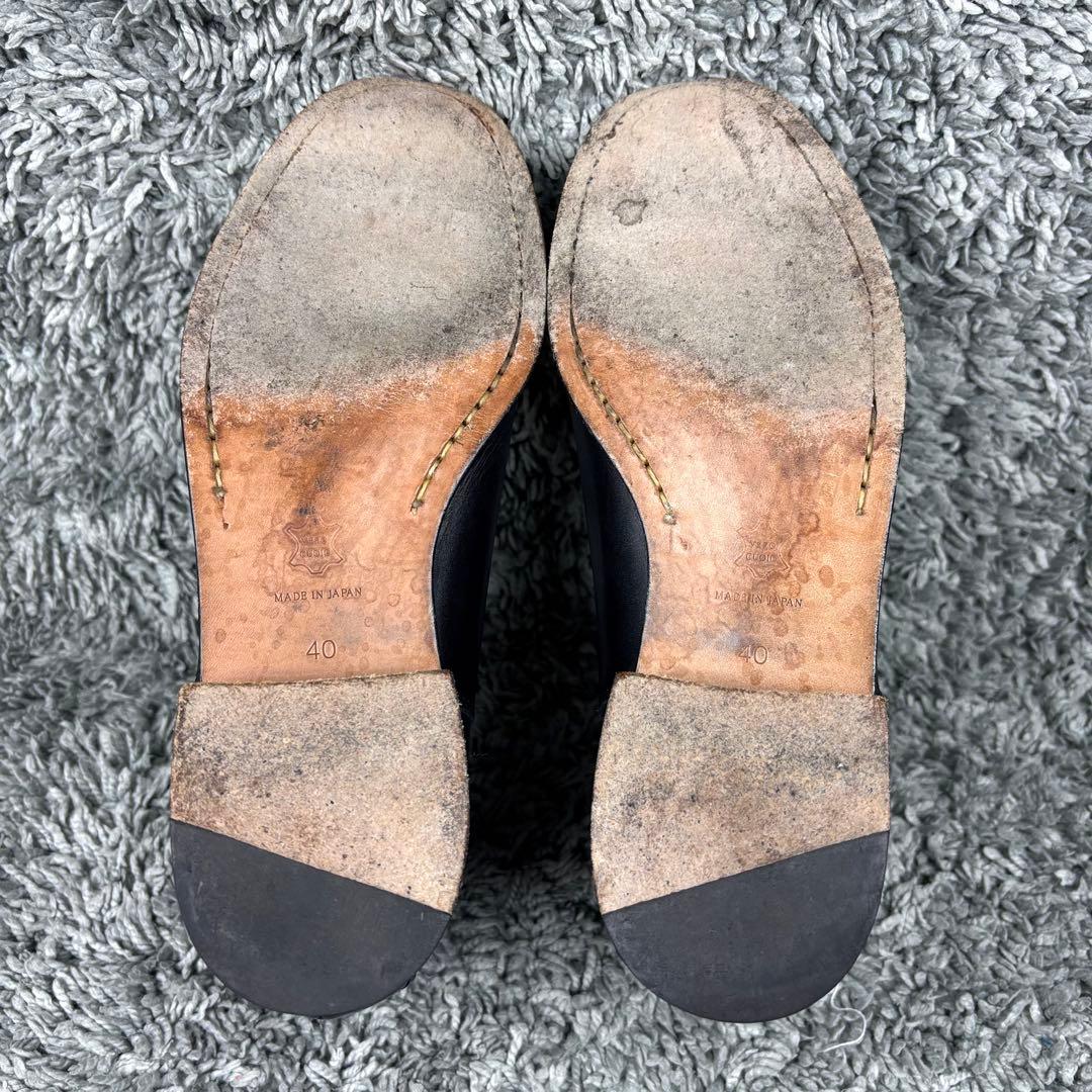 PADRONE パドローネ サイドゴアブーツ 40 ブラック