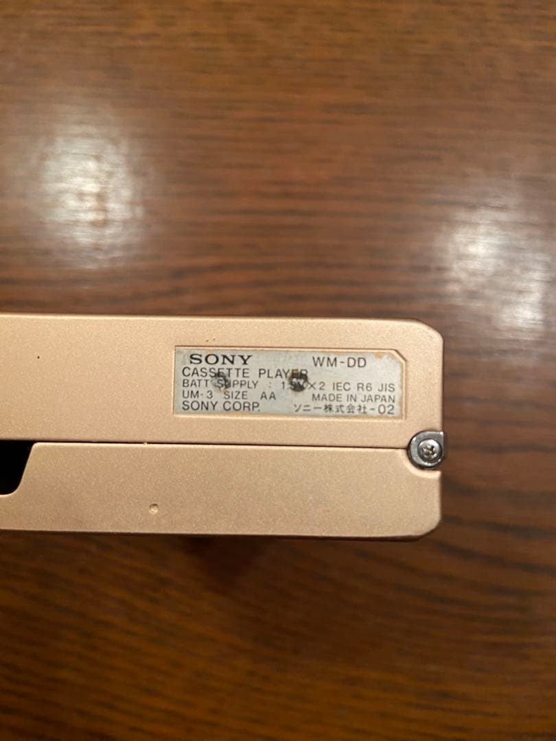 SONY ステレオカセットプレイヤー WM-DD