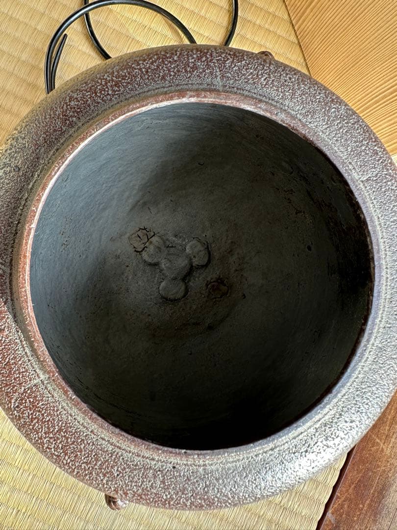 マカロン様　棗霧窯　佐野清光作　大小吊り金具付き