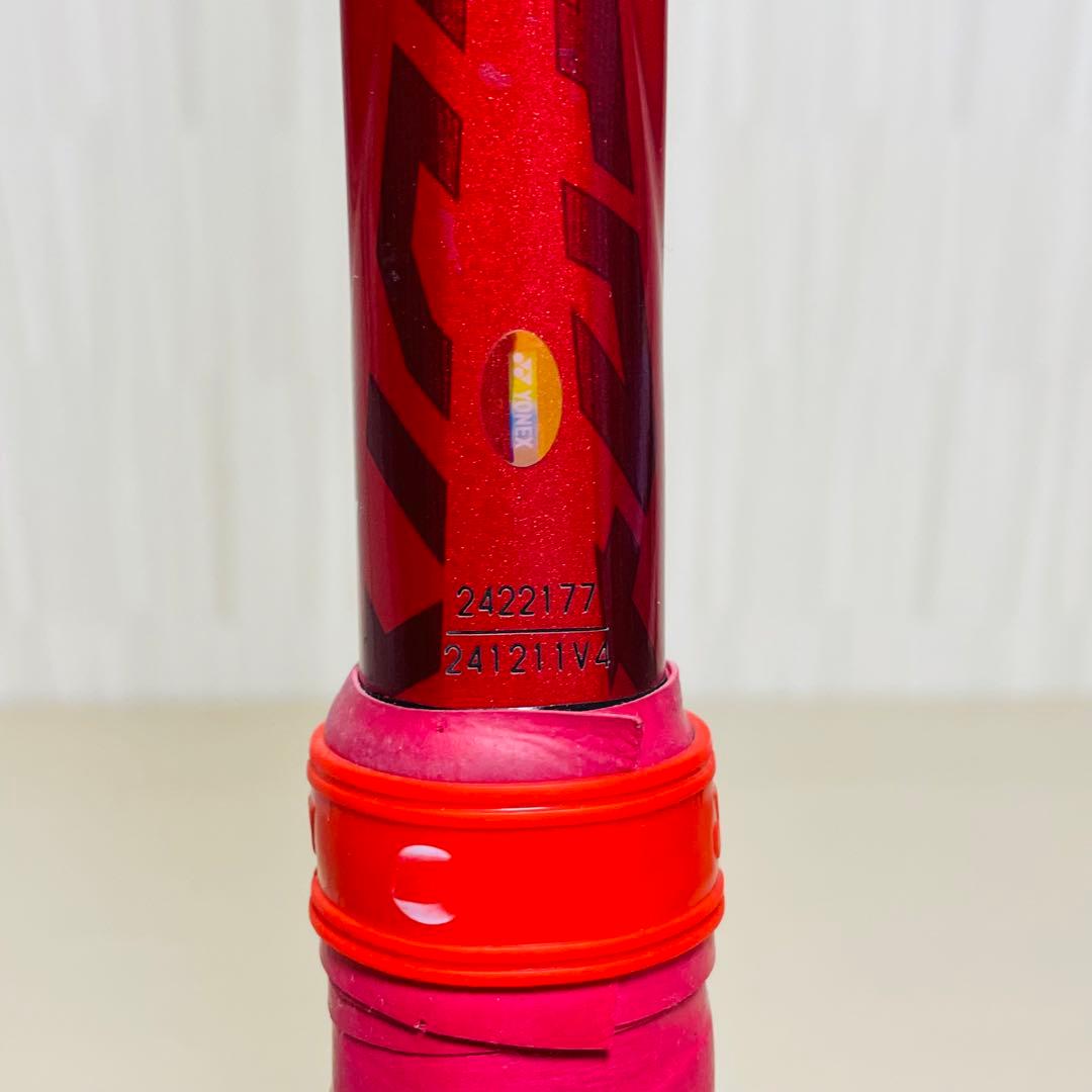 YONEX ヨネックス VOLTRAGE 7V 軟式 テニス ラケット レッド