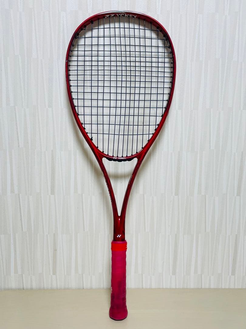 YONEX ヨネックス VOLTRAGE 7V 軟式 テニス ラケット レッド