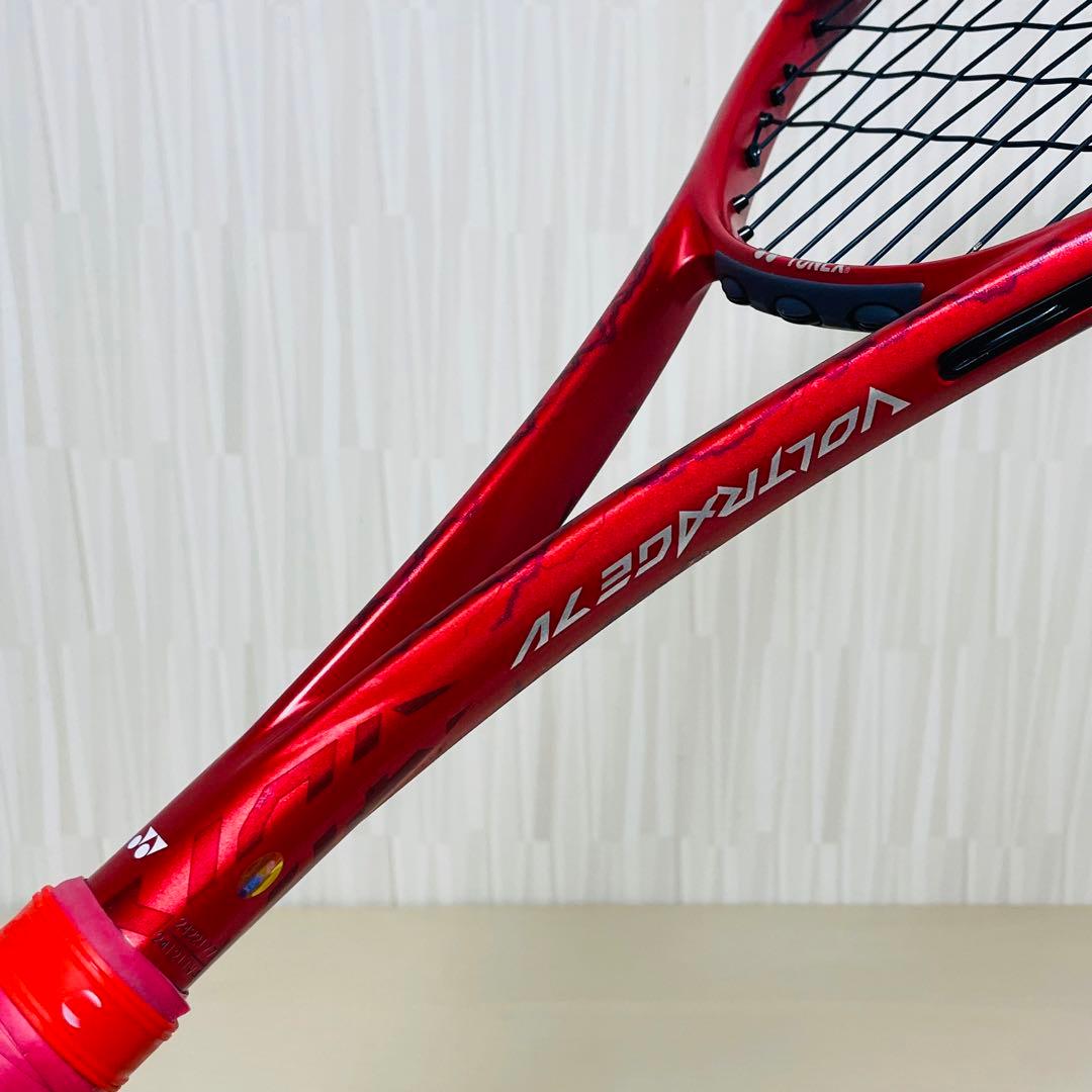 YONEX ヨネックス VOLTRAGE 7V 軟式 テニス ラケット レッド