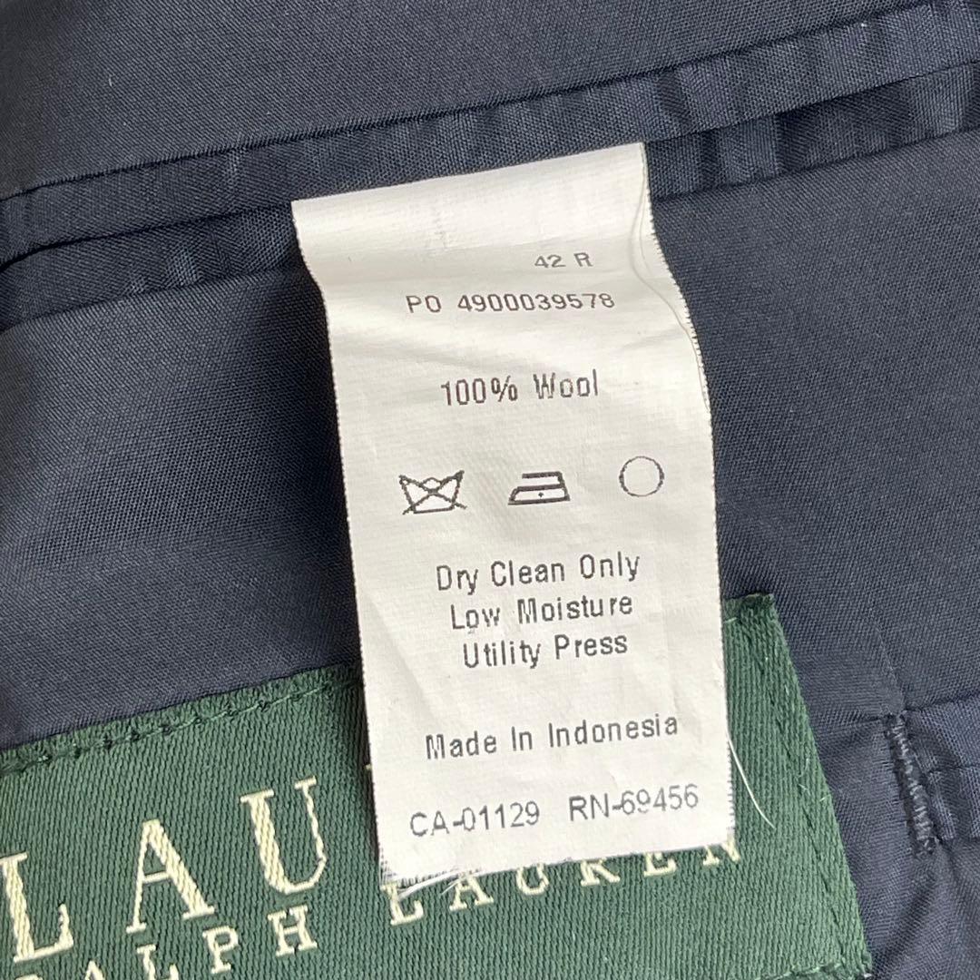 ラルフローレン✨️紺ブレ 金ボタン テーラードジャケット L～XL程 希少サイズ