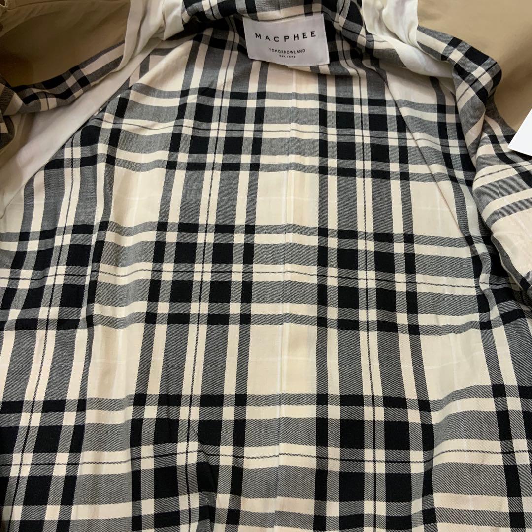 MACPHEE マカフィ ステンカラーコート 34