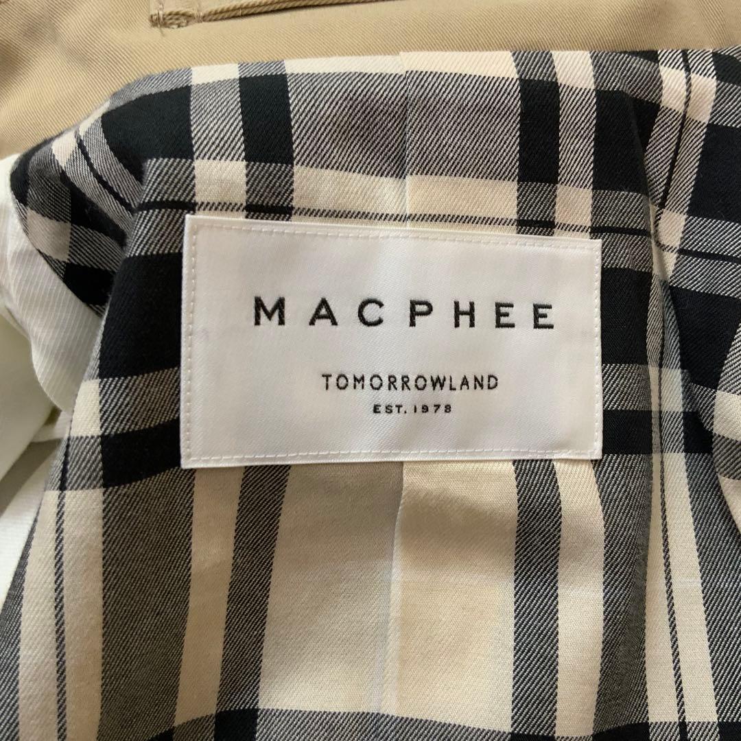 MACPHEE マカフィ ステンカラーコート 34