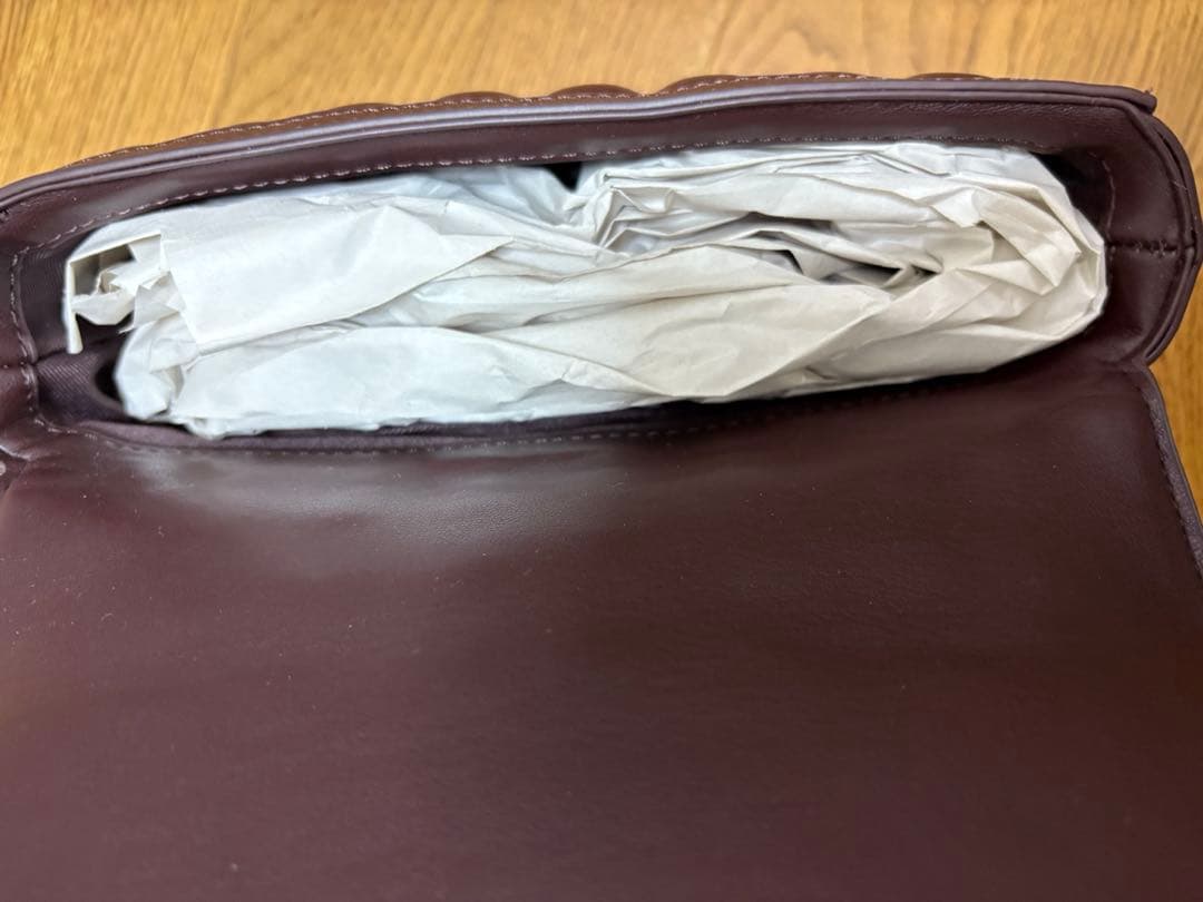 ダーリッチ　チョコレートキルトバッグ