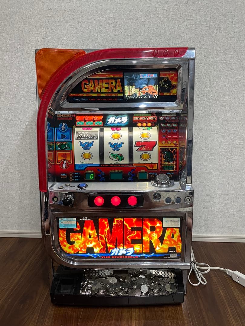ガメラ　４号機実機　ロデオ　送料コミ　GAMERA スロットマシン