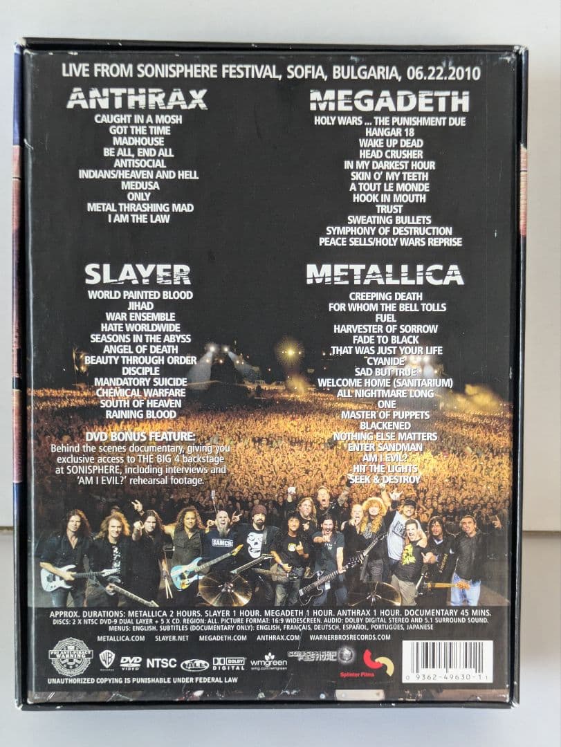 洋楽 The Big 4 : Super Deluxe Box [5CD+2DVD]