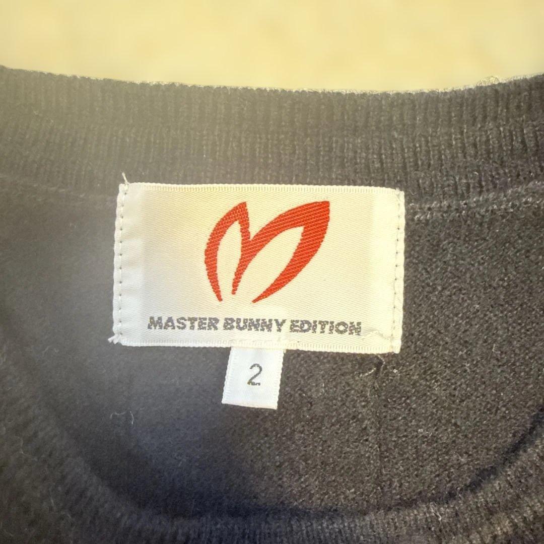 【MASTER BUNNY EDITION】　カシミヤ　黒ニット❣️