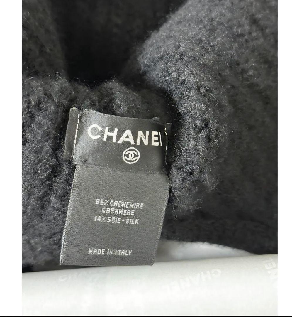 新品未使用　シャネルCCニット帽