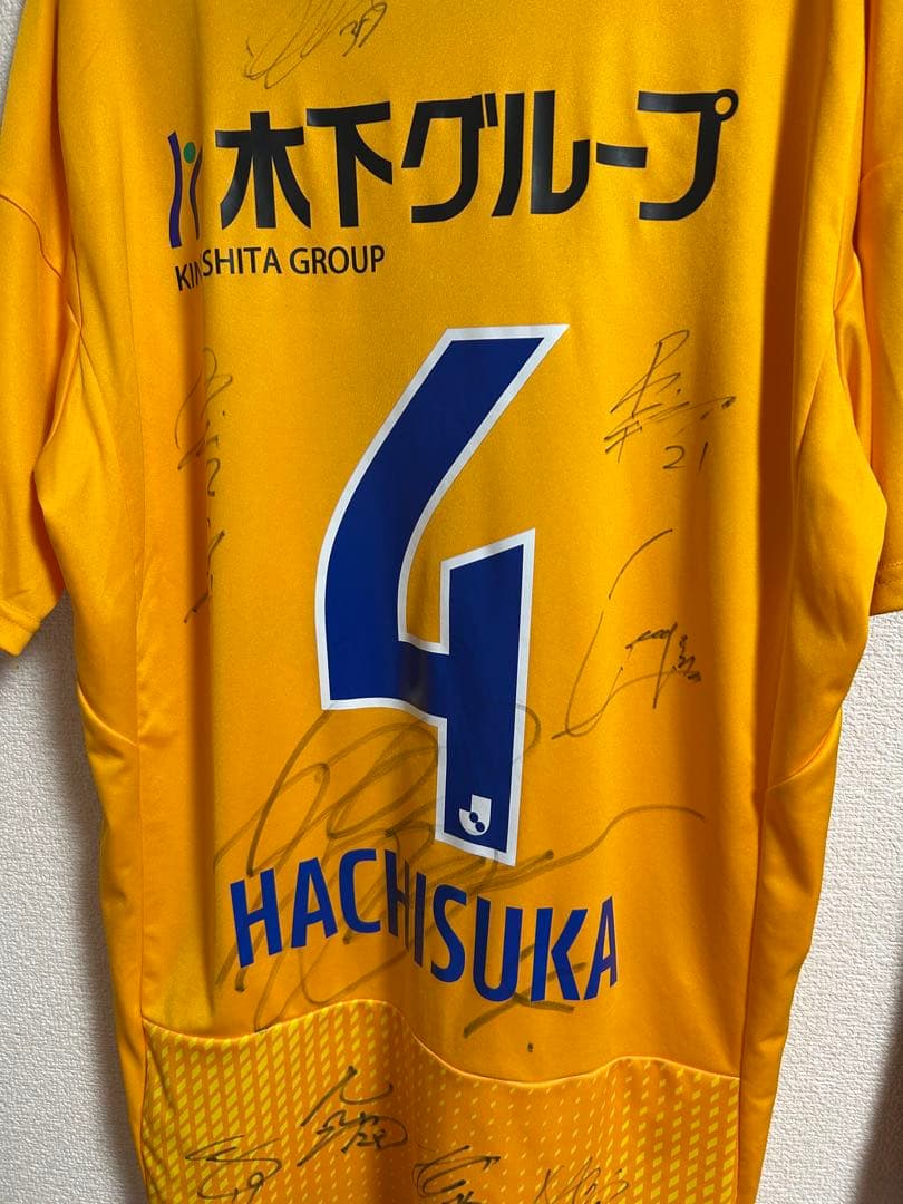 ベガルタ仙台　2023 蜂須賀　ユニフォーム　 全選手サイン入り　2XL
