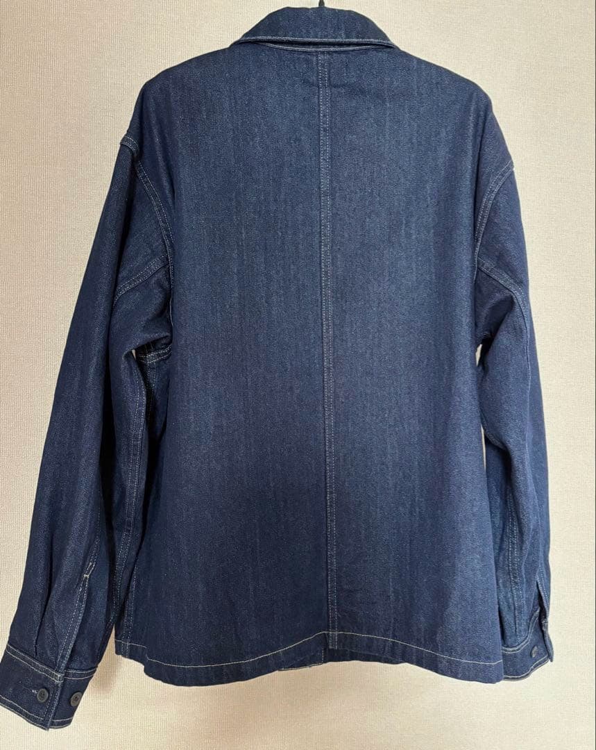 【美品】かぐれ ＊デニムカバーオール ジャケット アウター ユニセックス