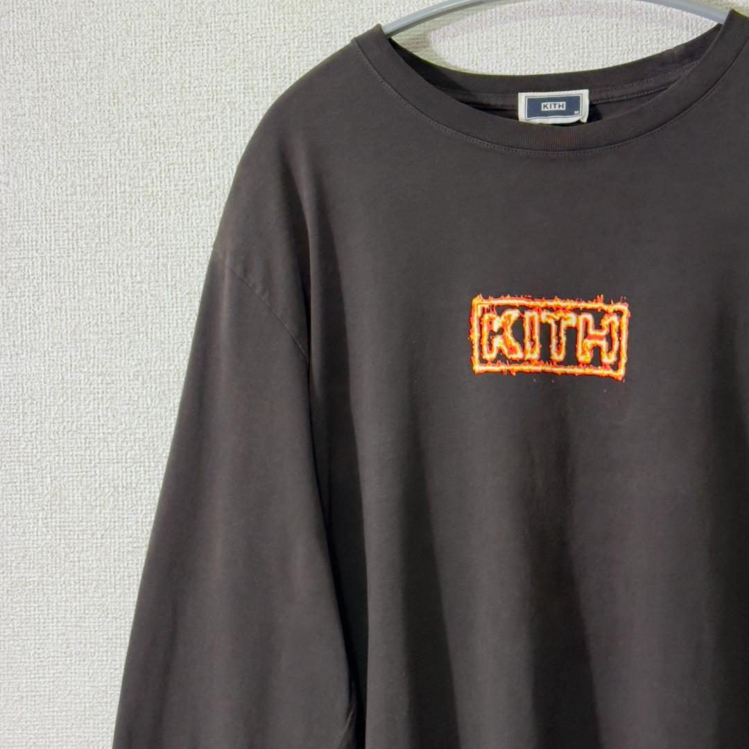 KITH ボックスロゴ ロンT Tシャツ Tee M