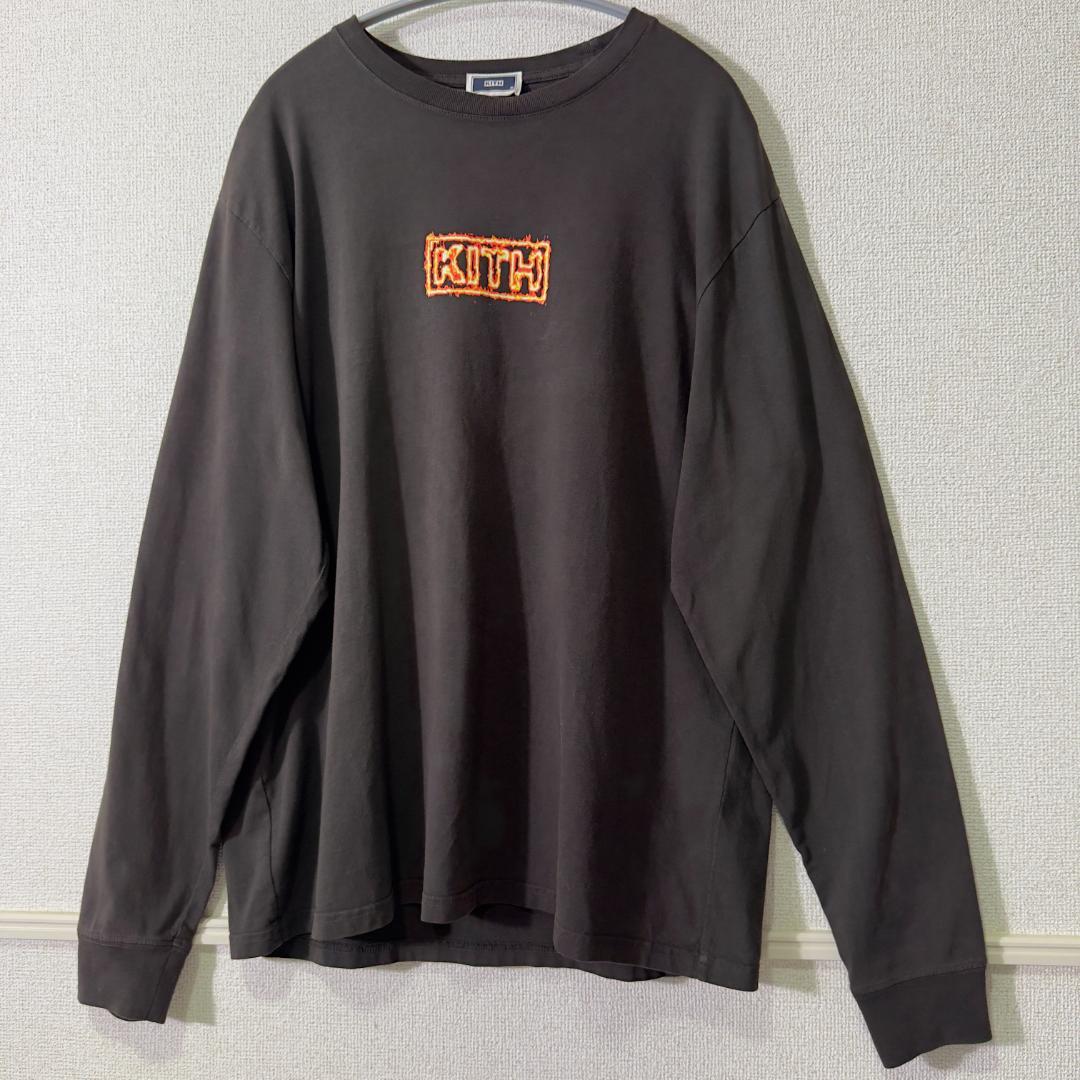 KITH ボックスロゴ ロンT Tシャツ Tee M