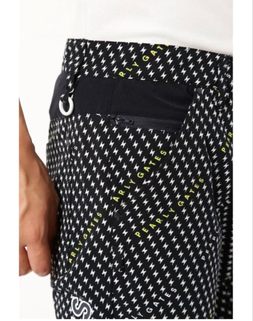 PEARLY GATES ストレッチダイヤドビードッ パンツ