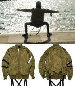 STAMPD MA-1 ブラック ボンバー ジャケット フライト 藤原基央