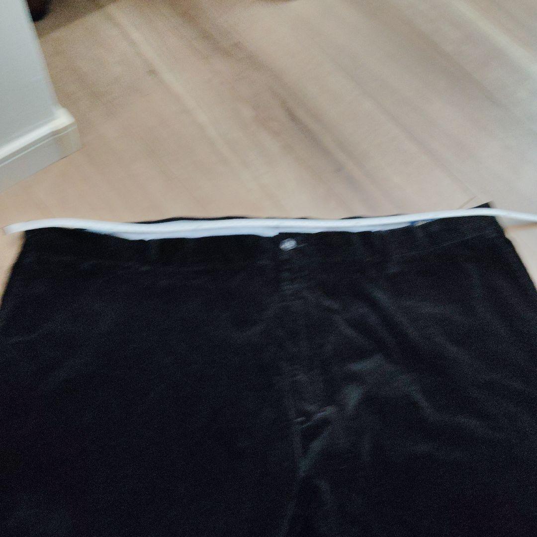 Polo ブラック コーデュロイ スラックス　ラルフローレン　極太 太い