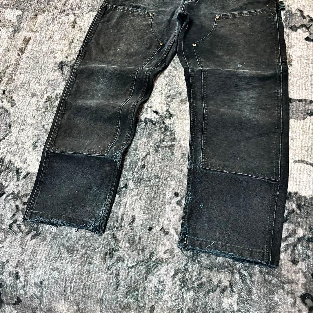 スペシャル美品 B01 ブラックフェード 金ボタン 良フェード ゆるだぼ 一点物