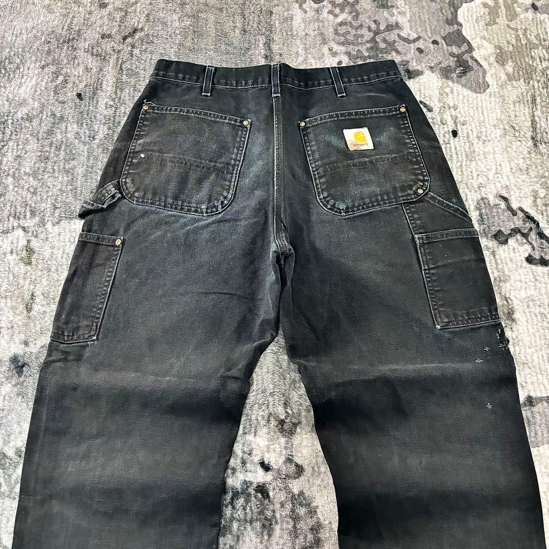 スペシャル美品 B01 ブラックフェード 金ボタン 良フェード ゆるだぼ 一点物