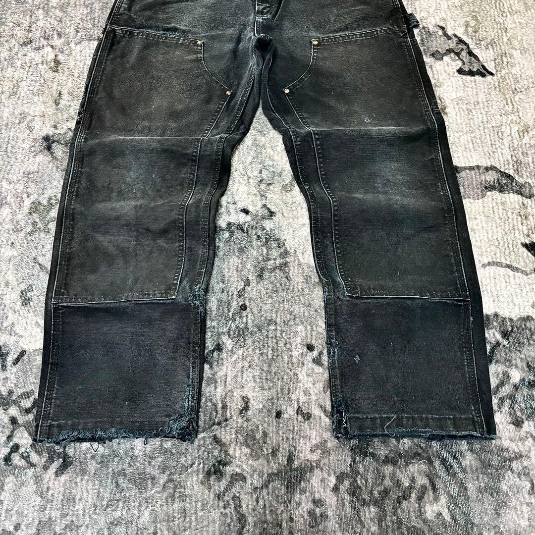 スペシャル美品 B01 ブラックフェード 金ボタン 良フェード ゆるだぼ 一点物