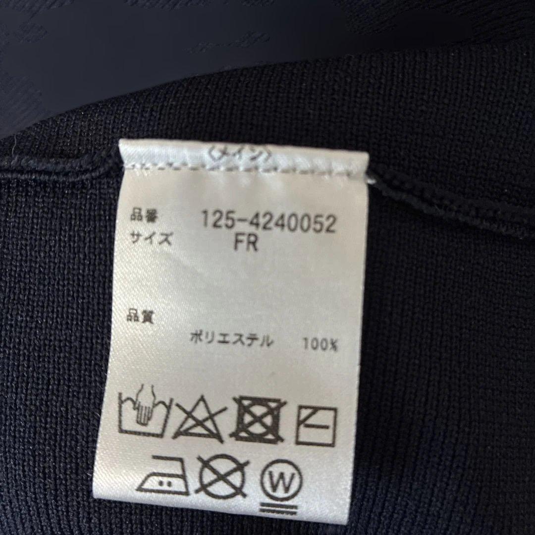 t*4様 長袖ポロネックニットワンピース ネイビー JILL by JILL S