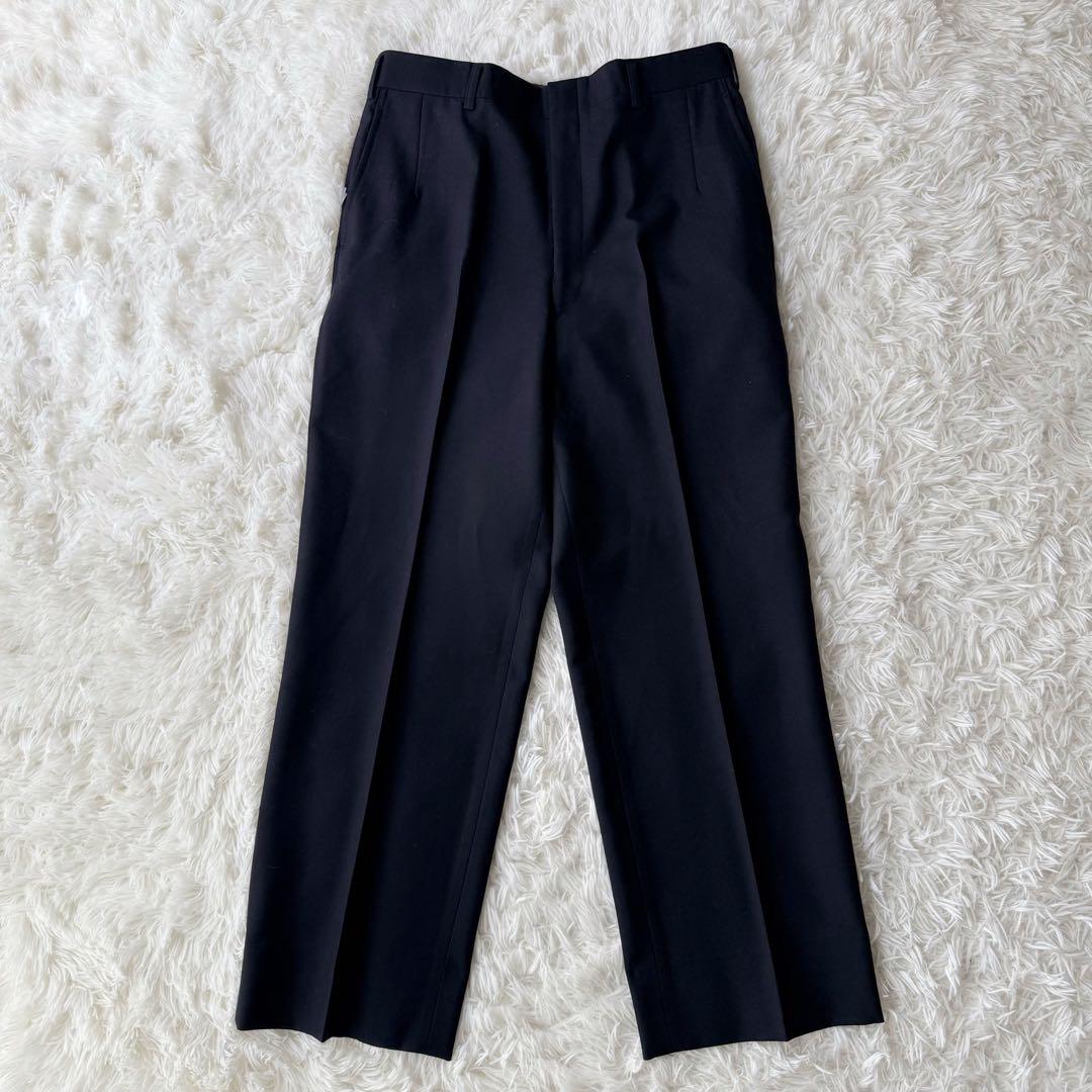 【3ピース】最高級 BURBERRY セットアップスーツ ネイビー165 AB4