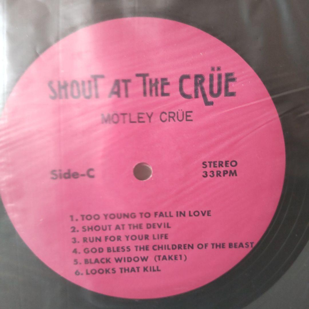 Mötley Crüe SHOUT AT THE CRÜE LPレコード2枚組