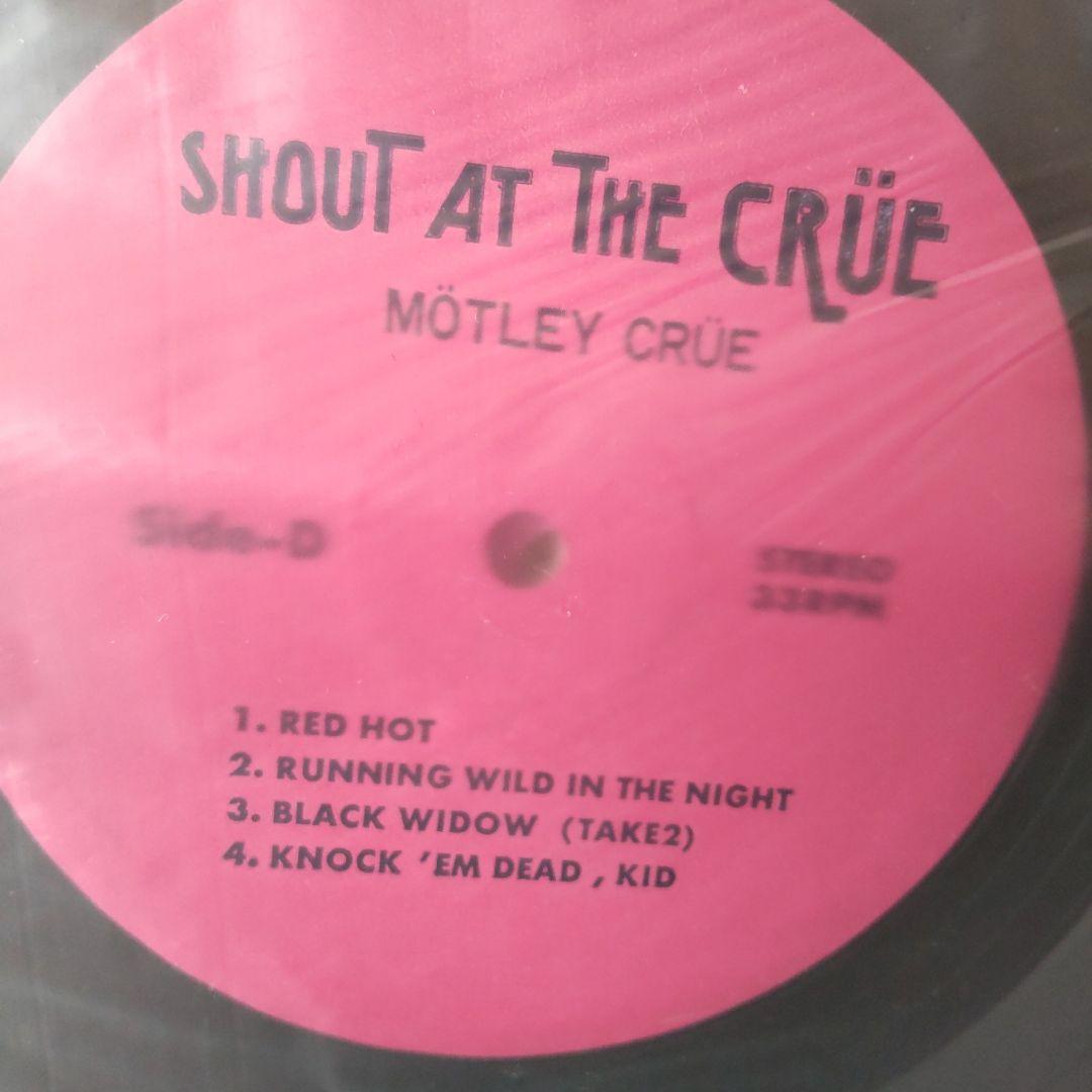 Mötley Crüe SHOUT AT THE CRÜE LPレコード2枚組