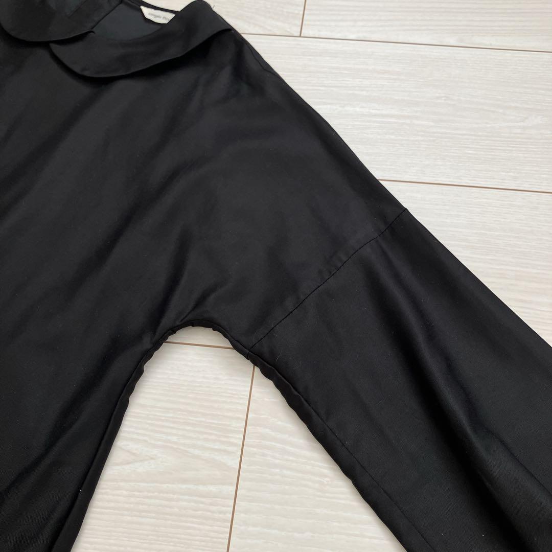 コンジェペイエ アデュートリテス 丸襟 Aライン フレア ロング ワンピース