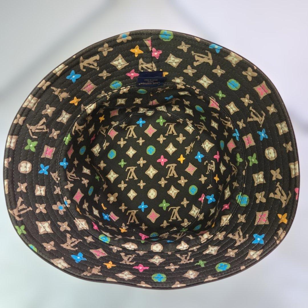 美品　LOUIS VUITTON ルイヴィトン　バケットハット ブラウン
