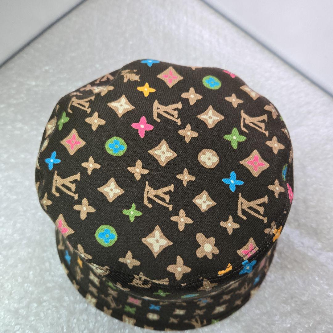 美品　LOUIS VUITTON ルイヴィトン　バケットハット ブラウン