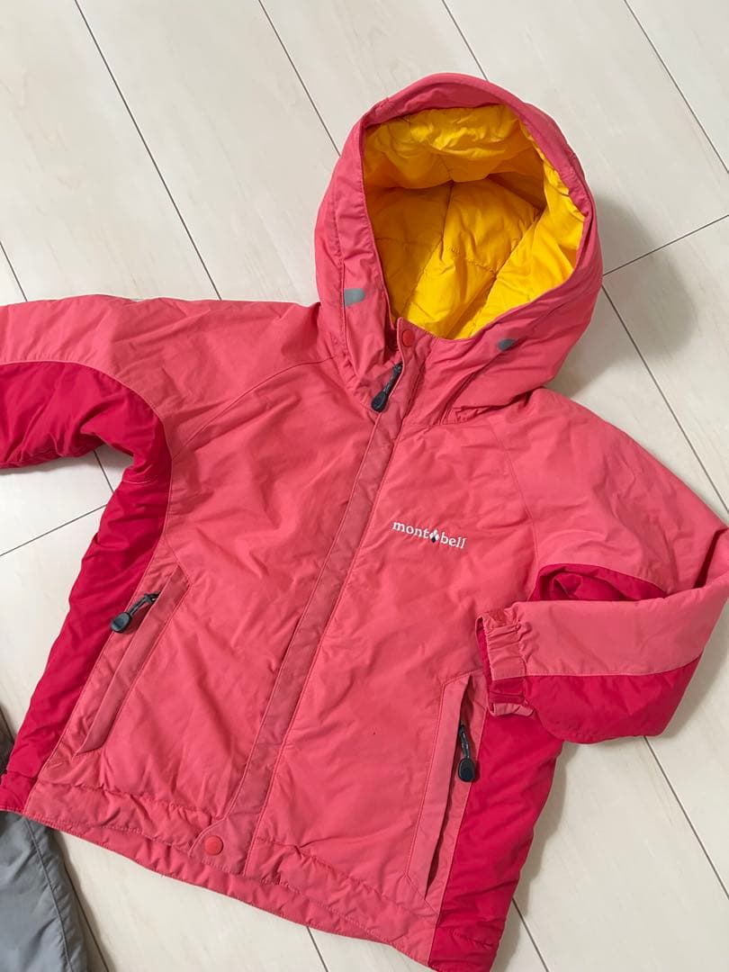 mont-bell 子ども用スキーウェア 上下セット
