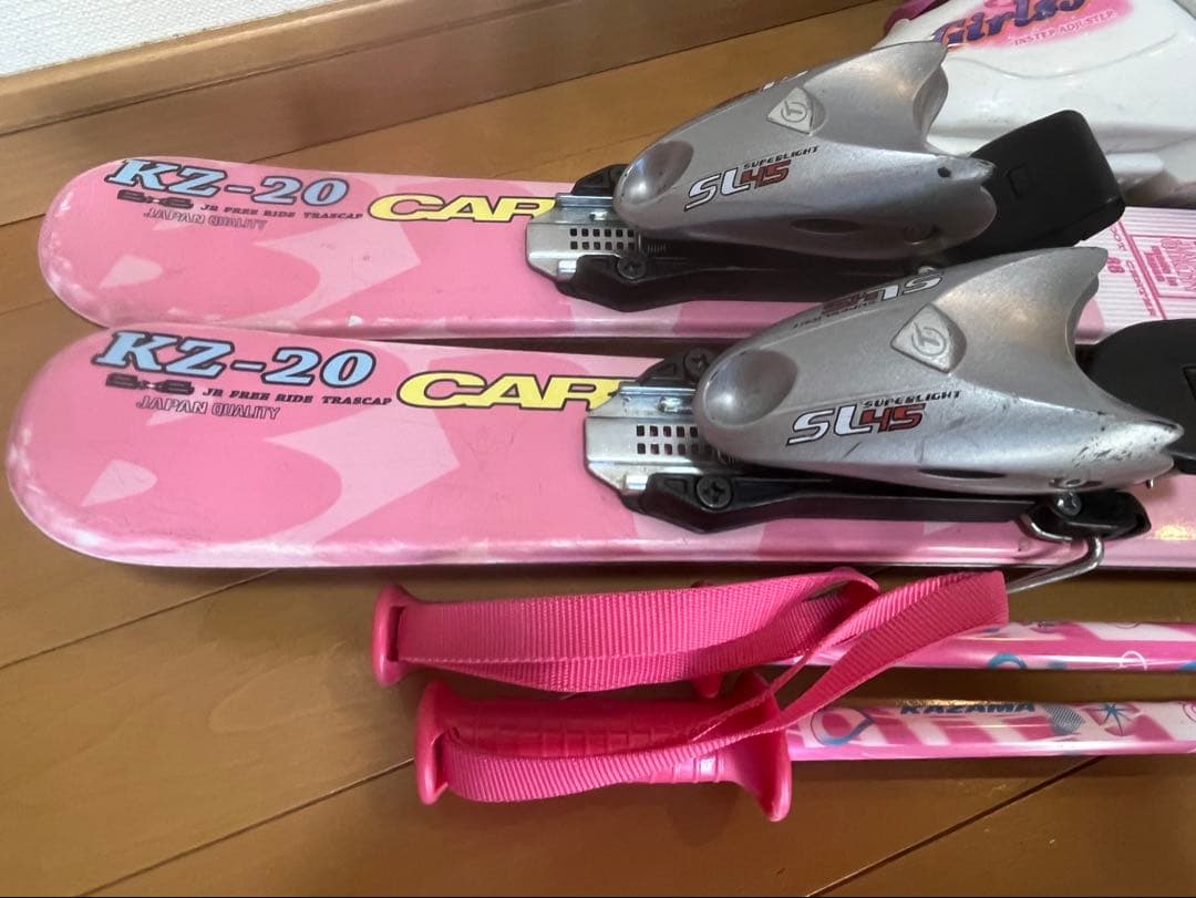 美品 ジュニア用スキー&ウェアフルセット身長85〜120cmくらいのお子様向け