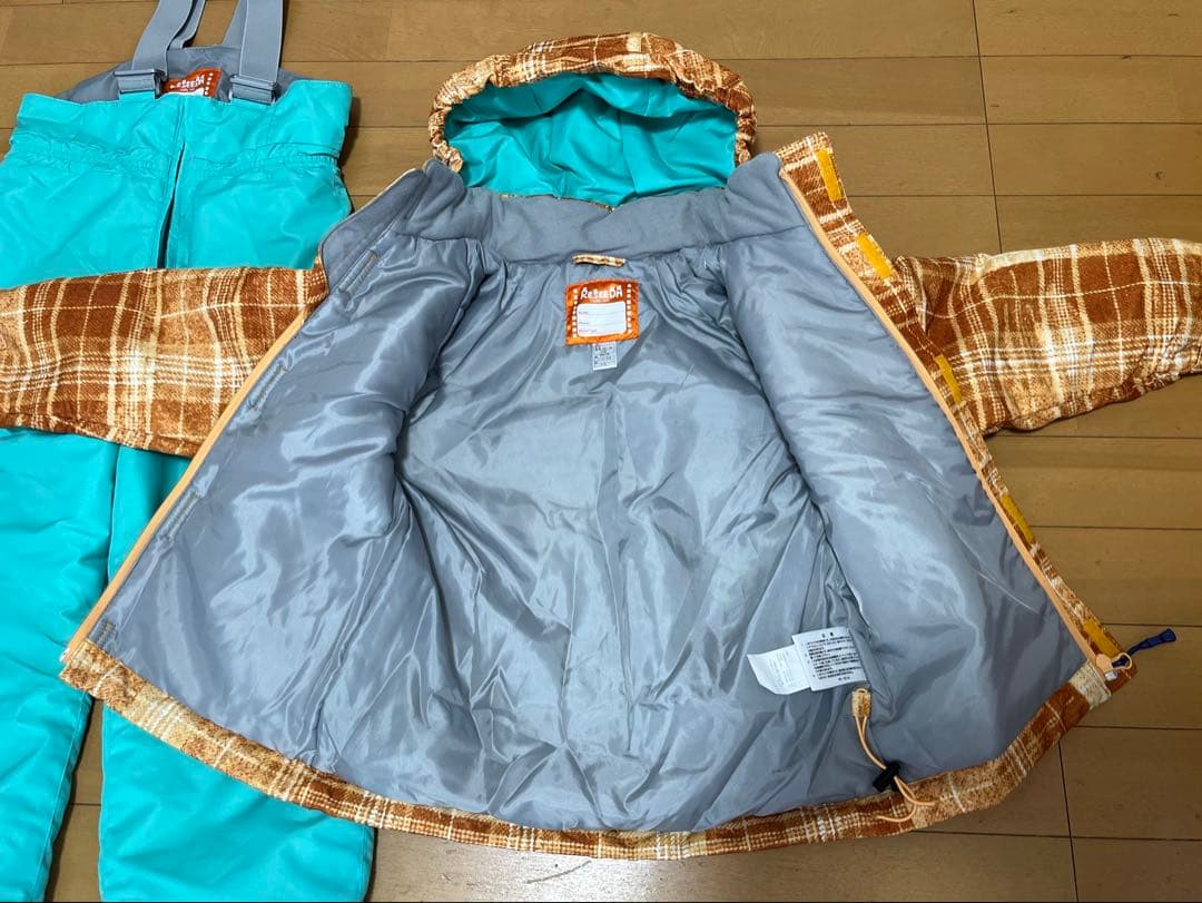 美品 ジュニア用スキー&ウェアフルセット身長85〜120cmくらいのお子様向け