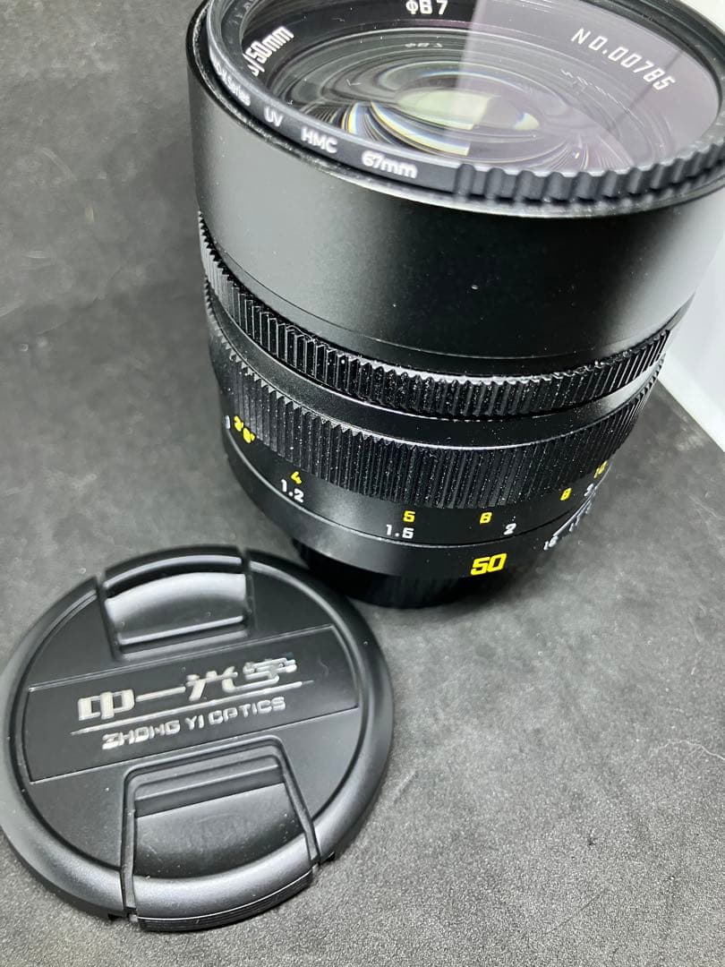 中一光学　M0.95/50mm SPEEDMASTER及びプロテクトフィルター