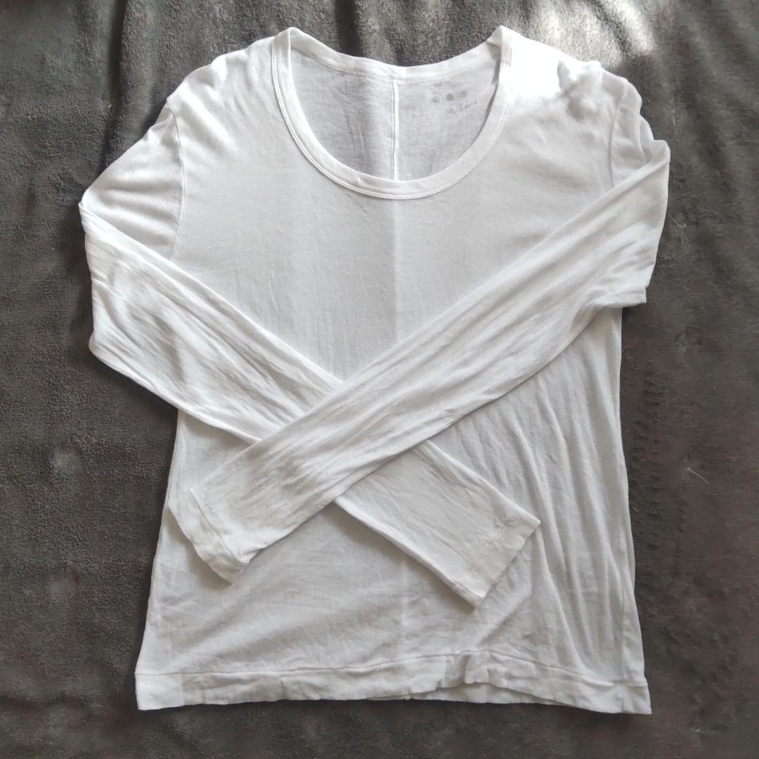 スリードッツ 　ジェシカ　シアー 長袖 　ホワイト