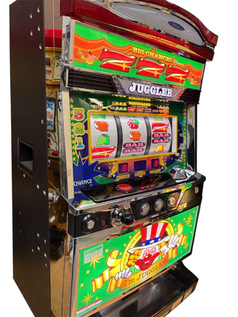 【まひな様送料込】アイムジャグラーEX-TP グリーンパネル パチスロ 実機