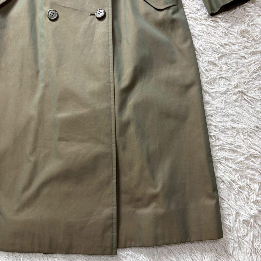 極美品　バーバリー　トレンチコート　ロング　玉虫　ベルト完備　ヴィンテージ