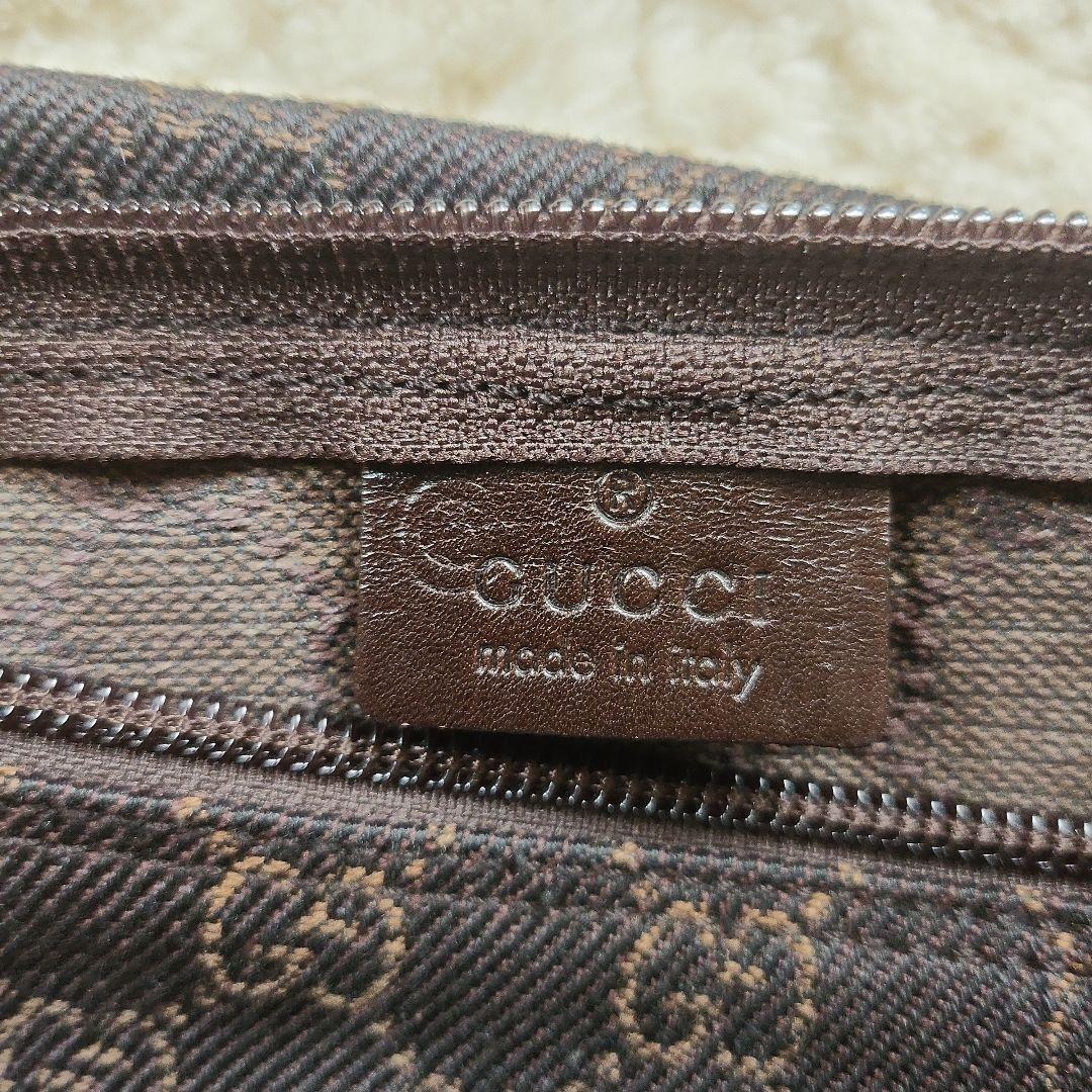 【美品】GUCCI ボストンバッグ 　ダークブラウン