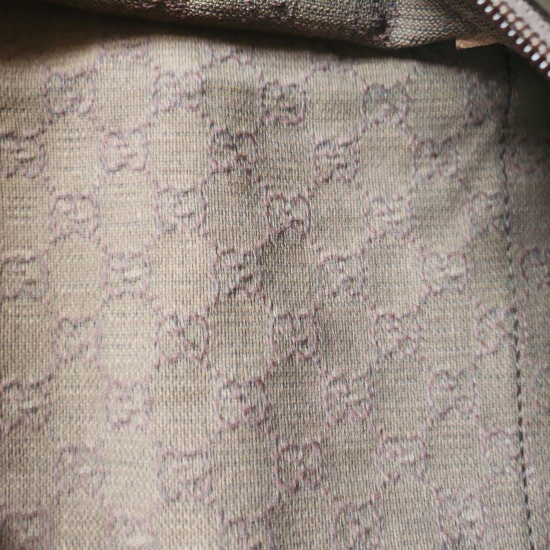 【美品】GUCCI ボストンバッグ 　ダークブラウン