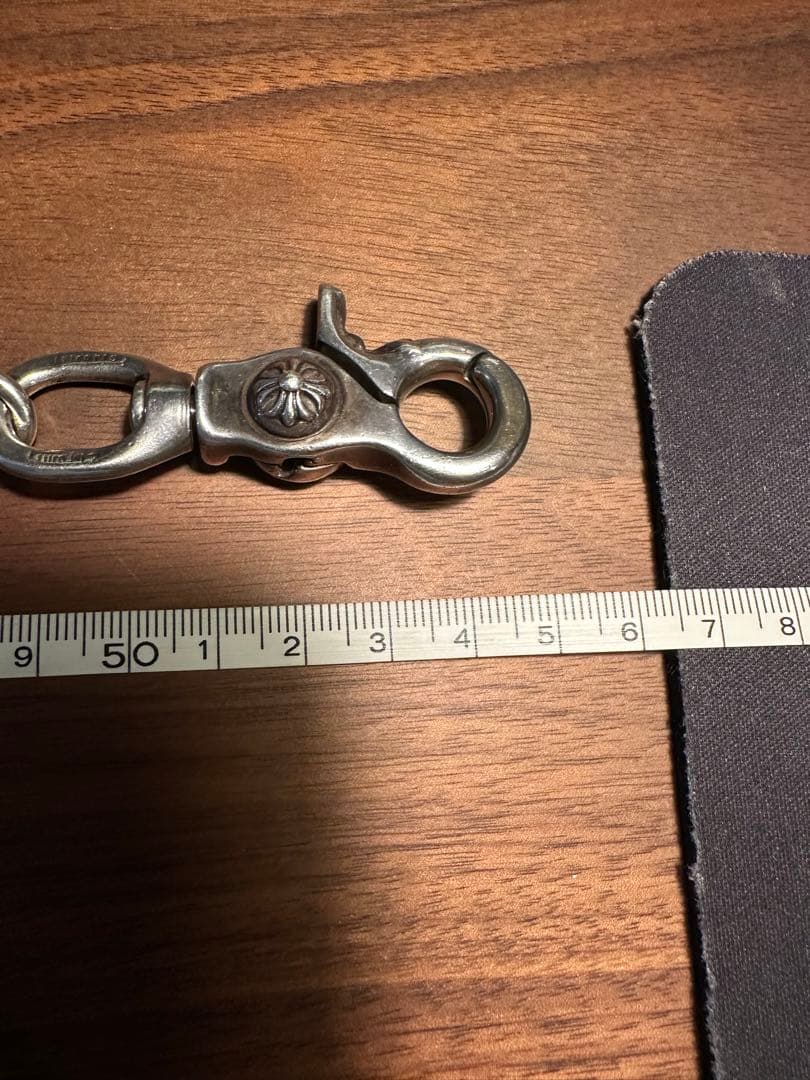 クロムハーツ　クロスボール　ウォレットチェーン　　2クリップ