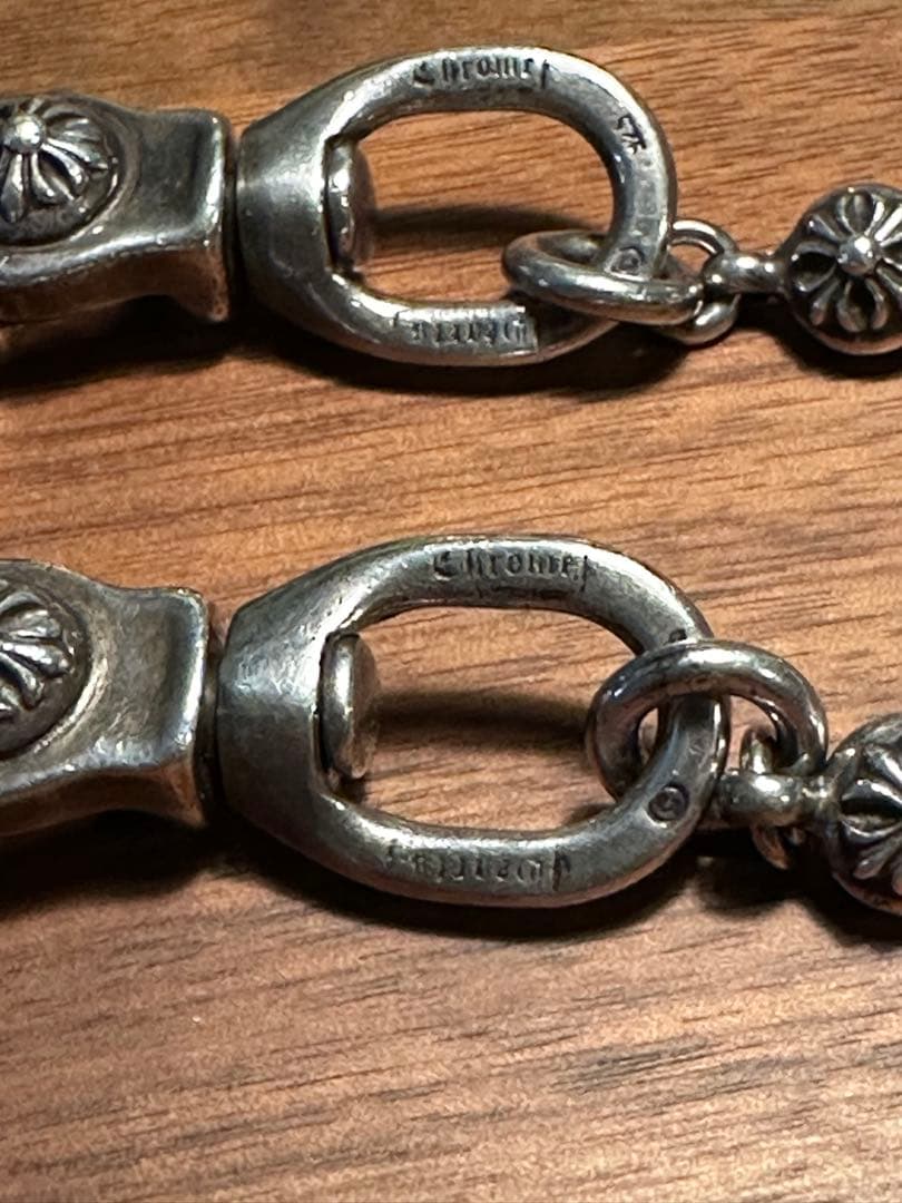 クロムハーツ　クロスボール　ウォレットチェーン　　2クリップ