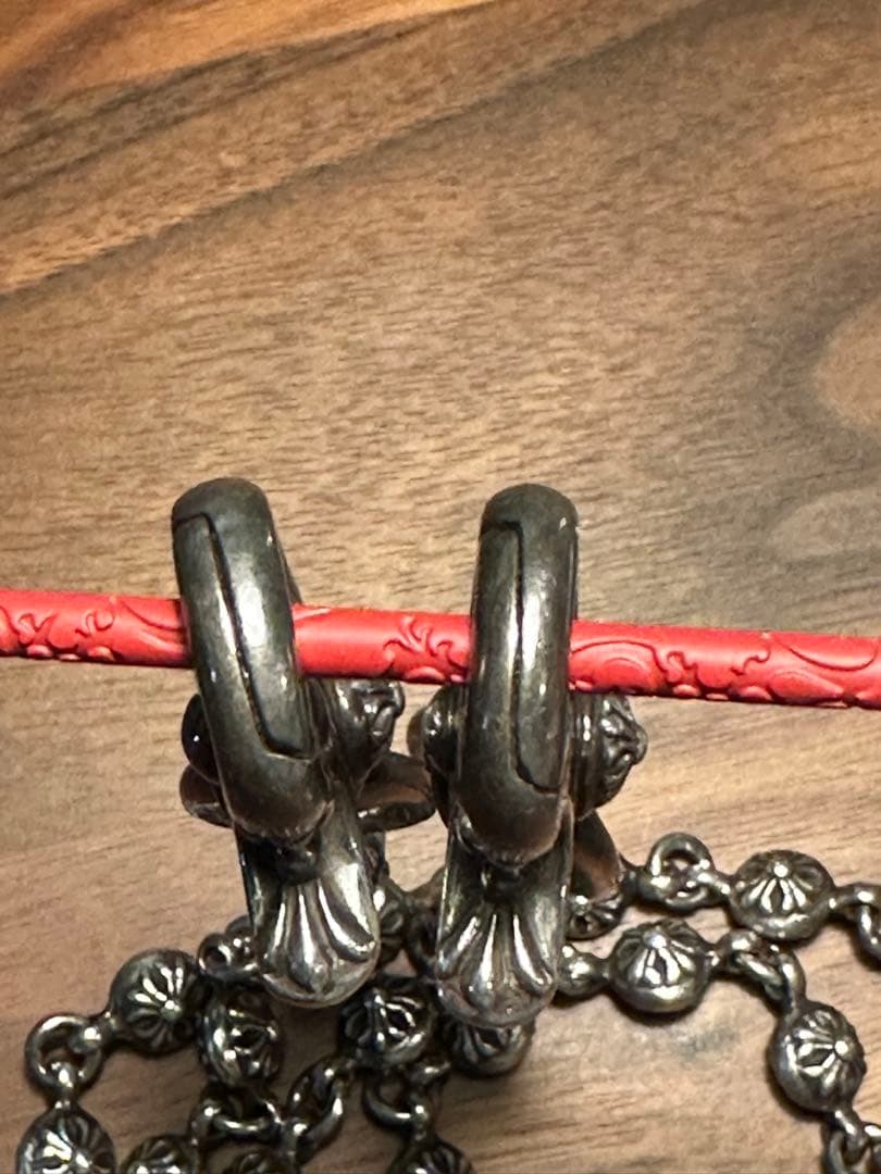 クロムハーツ　クロスボール　ウォレットチェーン　　2クリップ